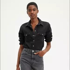 Levi’s Black Denim Button Down